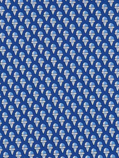 Ferragamo Men's Amaro Silk Ice Cream Cone Tie - Navy | Thumbnail 4 Ferragamo Men's Amaro Silk Ice Cream Cone Tie - Navy | Thumbnail 4