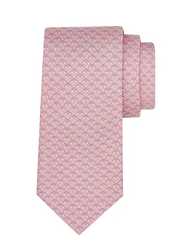 Ferragamo Men's Achille Silk Tie | Thumbnail 1