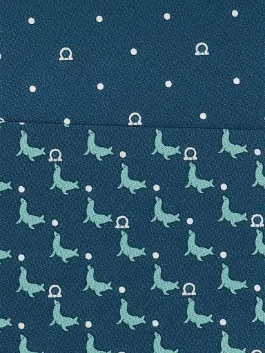 Ferragamo Men's Alicia Silk Seal Tie | Thumbnail 4