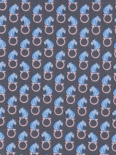 Ferragamo Men's Ambra Animal-Print Silk Tie - Grigio Rosa | Thumbnail 4