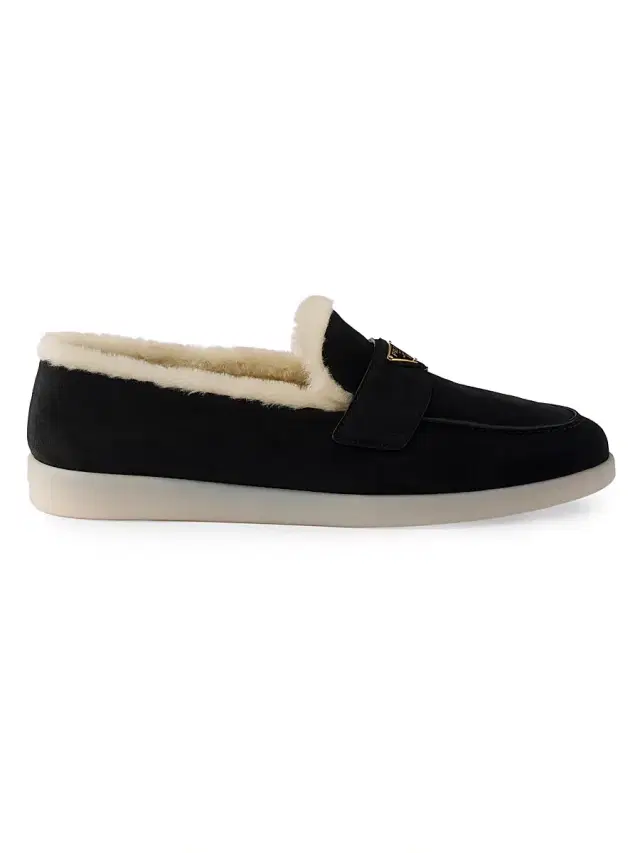 Men's Suede Loafers - Black