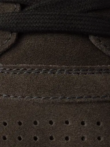 Prada Men's Downtown Suede Sneakers - Dark Brown | Thumbnail 4