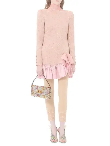 Valentino Garavani Women's Vain Soft Small Top Handle Bag with Rhombelle Embroidery - Multicolored | Thumbnail 2 Valentino Garavani Women's Vain Soft Small Top Handle Bag with Rhombelle Embroidery - Multicolored | Thumbnail 2