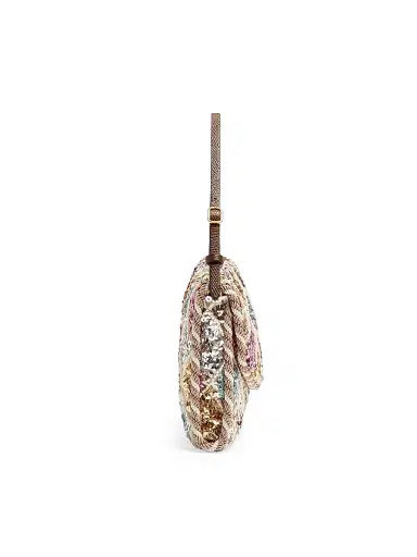 Valentino Garavani Women's Vain Soft Small Top Handle Bag with Rhombelle Embroidery - Multicolored | Thumbnail 5 Valentino Garavani Women's Vain Soft Small Top Handle Bag with Rhombelle Embroidery - Multicolored | Thumbnail 5