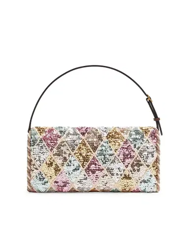 Valentino Garavani Women's Vain Soft Small Top Handle Bag with Rhombelle Embroidery - Multicolored | Thumbnail 6 Valentino Garavani Women's Vain Soft Small Top Handle Bag with Rhombelle Embroidery - Multicolored | Thumbnail 6