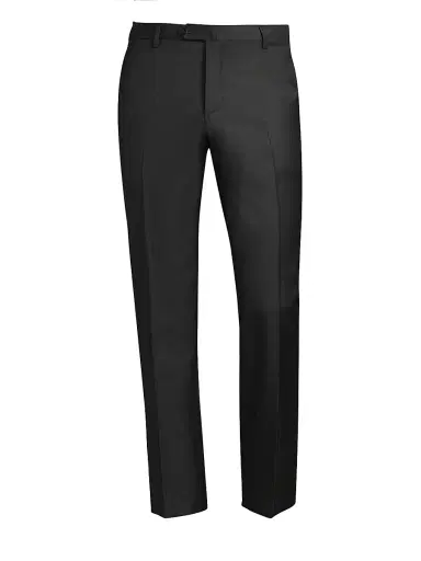 Isaia Men's Gregory Basic Wool Trousers - Black - Size 50 | Thumbnail 3 Isaia Men's Gregory Basic Wool Trousers - Black - Size 50 | Thumbnail 3