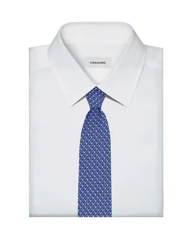 Ferragamo Men's Varenne Silk Tie | Thumbnail 2