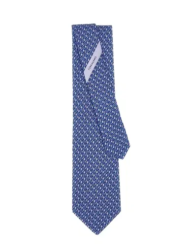 Ferragamo Men's Varenne Silk Tie | Thumbnail 3