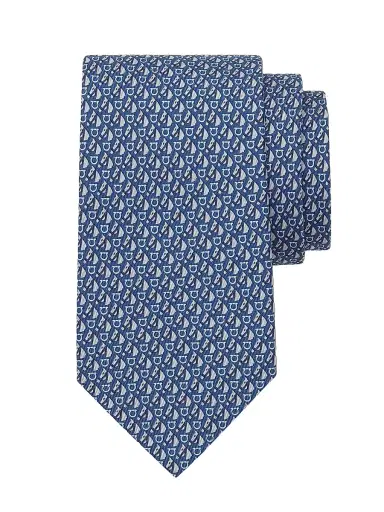Ferragamo Men's Varenne Silk Tie | Thumbnail 1