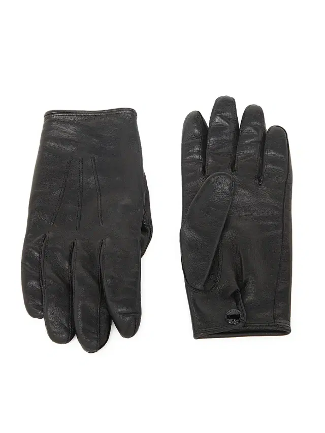 TOM FORD Men's Leather Silk-Lined Gloves - Black