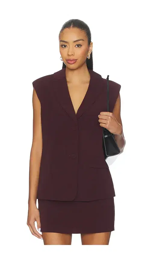 ALL THE WAYS Sable Vest Top