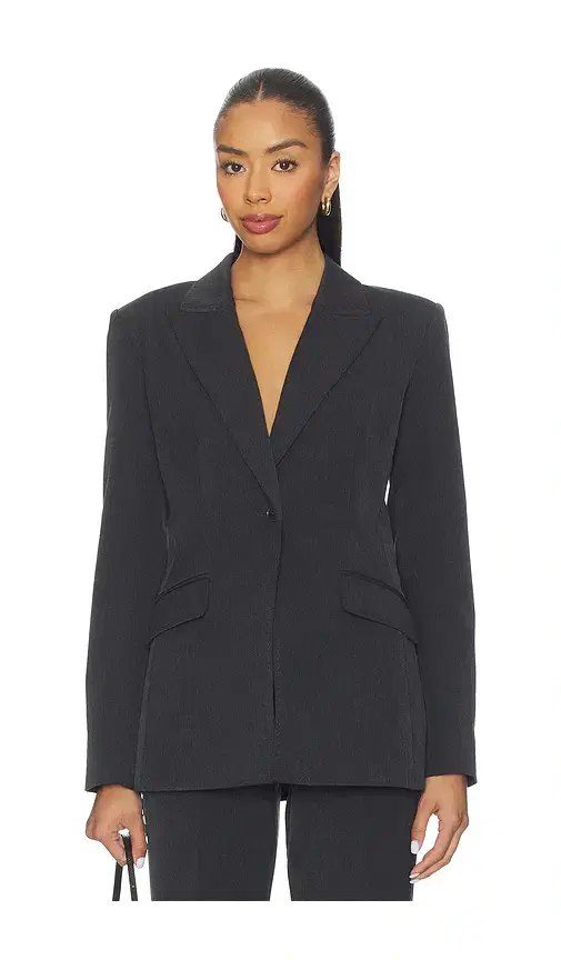 Good American Essential Suiting Sculpted Blazer