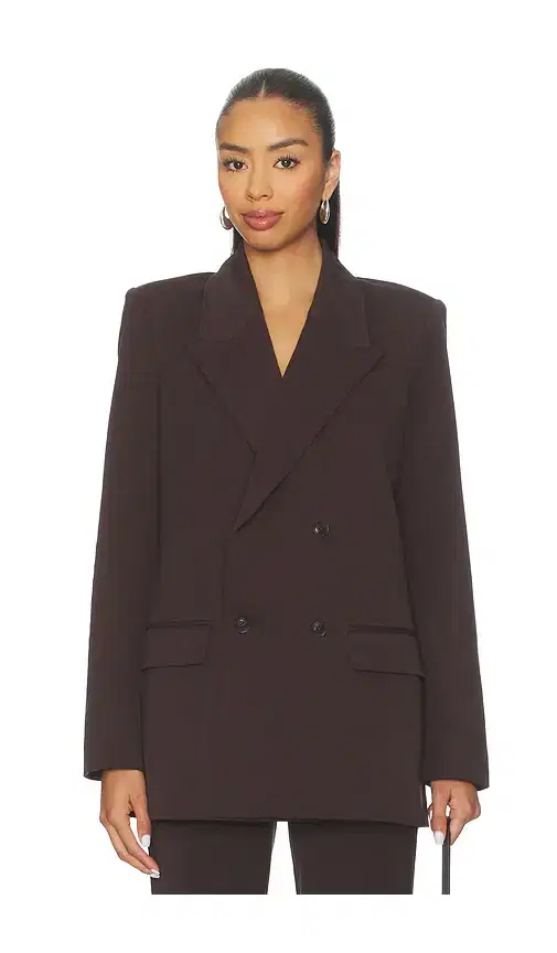 Good American Essential Suiting Oversized Blazer