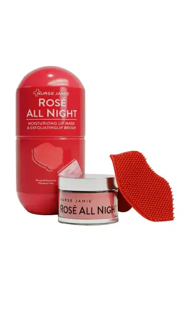 Nurse Jamie Rose All Night Lip Mask & Exfoliating Lip Brush | Thumbnail 1 Nurse Jamie Rose All Night Lip Mask & Exfoliating Lip Brush | Thumbnail 1