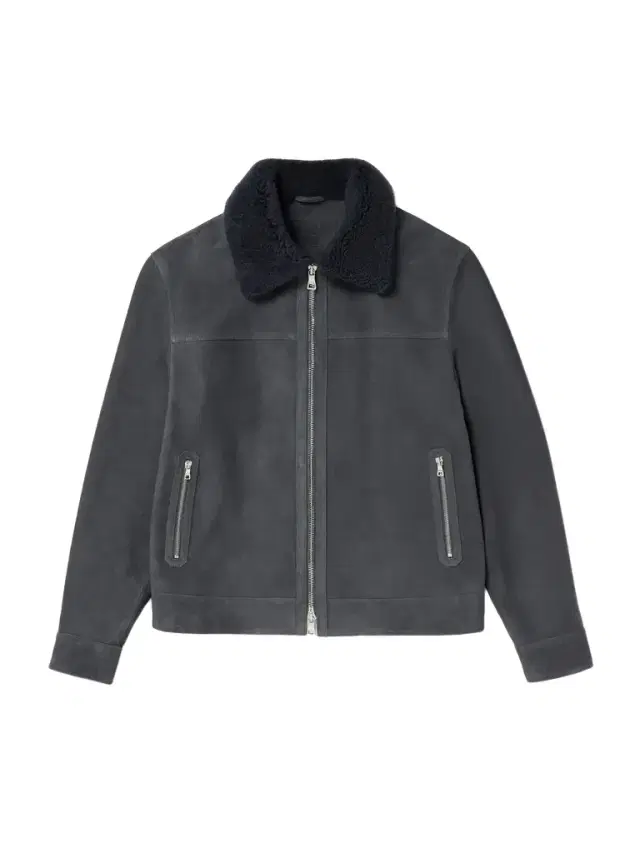 MR P. Shearling-Trimmed Suede Trucker Jacket - Men
