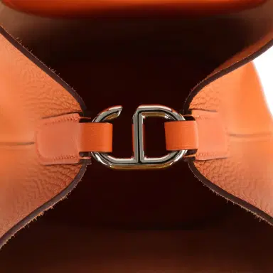 HERMÈS Hermes In-The-Loop 18 Orange Clemence and Swift Palladium Hardware | Thumbnail 6 HERMÈS Hermes In-The-Loop 18 Orange Clemence and Swift Palladium Hardware | Thumbnail 6
