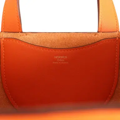 HERMÈS Hermes In-The-Loop 18 Orange Clemence and Swift Palladium Hardware | Thumbnail 7 HERMÈS Hermes In-The-Loop 18 Orange Clemence and Swift Palladium Hardware | Thumbnail 7