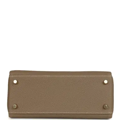 HERMÈS Hermes Kelly Retourne 25 Etoupe Togo Gold Hardware | Thumbnail 6