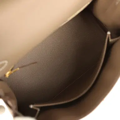 HERMÈS Hermes Kelly Retourne 25 Etoupe Togo Gold Hardware | Thumbnail 8