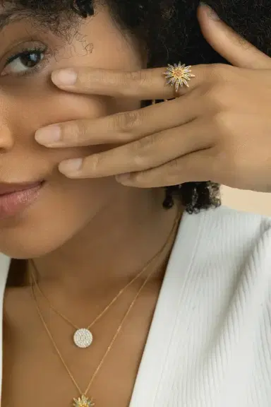 LISA NIK Multi Star Sapphire Ring | Thumbnail 2