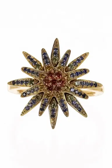 LISA NIK Multi Star Sapphire Ring | Thumbnail 1