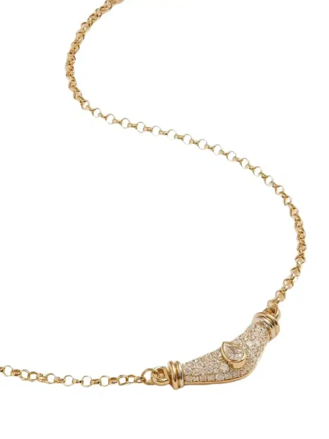 L’Atelier Nawbar Karma 18-karat Gold Diamond Necklace