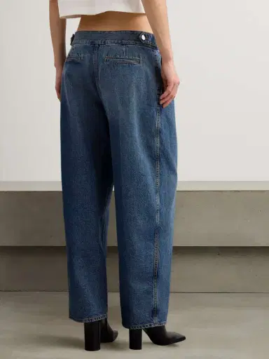 Alaïa Pleated Straight-leg Jeans | Thumbnail 3