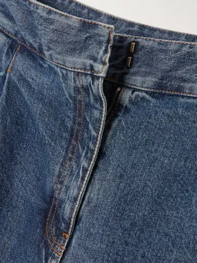 Alaïa Pleated Straight-leg Jeans | Thumbnail 4