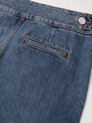 Alaïa Pleated Straight-leg Jeans | Thumbnail 5