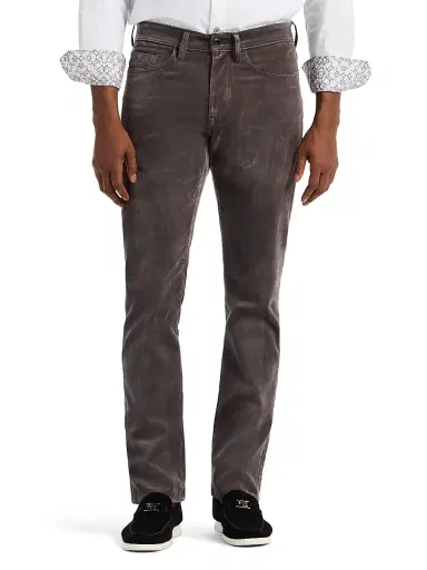 Robert Graham Men's Celestial Velvet 5-Pocket Pants - Charcoal - Size 40 | Thumbnail 1