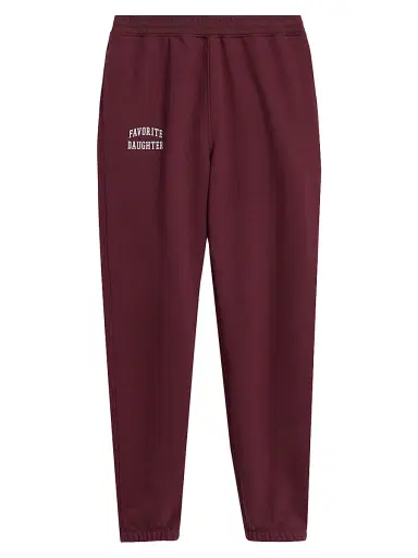 Favorite Daughter Women's The Collegiate Joggers - Coffee Gardenia | Thumbnail 7