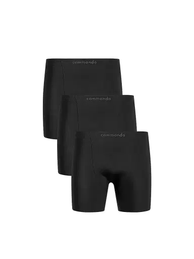 Commando Men's Microfiber 3-Pack Ultimate Bonded Micro Tech Boxer Brief Set - Black - Size XXL | Thumbnail 1