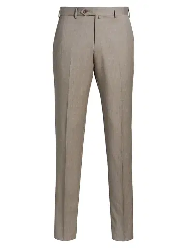 Saks Fifth Avenue Men's COLLECTION Basic Wool Dress Trousers | Thumbnail 1 Saks Fifth Avenue Men's COLLECTION Basic Wool Dress Trousers | Thumbnail 1