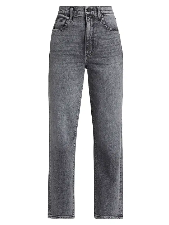 SLVRLAKE Women's London High-Rise Straight Jeans - Worlds Turning
