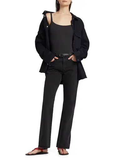 SLVRLAKE Women's Anita High-Rise Straight-Leg Jeans | Thumbnail 2 SLVRLAKE Women's Anita High-Rise Straight-Leg Jeans | Thumbnail 2
