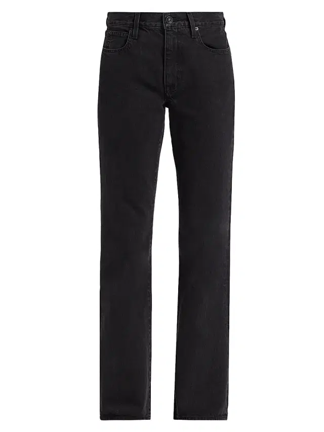 SLVRLAKE Women's Anita High-Rise Straight-Leg Jeans - Shadow Ridge