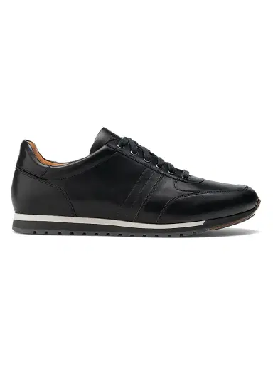 Magnanni Men's Ibiza Leather Low-Top Running Sneakers | Thumbnail 1