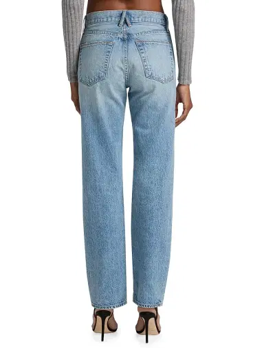 SLVRLAKE Women's Kendra High-Rise Straight Jeans | Thumbnail 5 SLVRLAKE Women's Kendra High-Rise Straight Jeans | Thumbnail 5