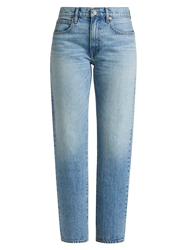 SLVRLAKE Women's Kendra High-Rise Straight Jeans - Back To Zero