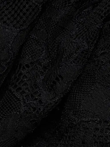 Kiki de Montparnasse Women's Sophie Stretch Lace Bodysuit - Black - Size Medium | Thumbnail 7