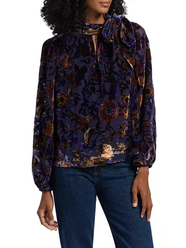 Marie Oliver Women's Vivianne Knit Turtleneck - Jacobean | Thumbnail 3 Marie Oliver Women's Vivianne Knit Turtleneck - Jacobean | Thumbnail 3