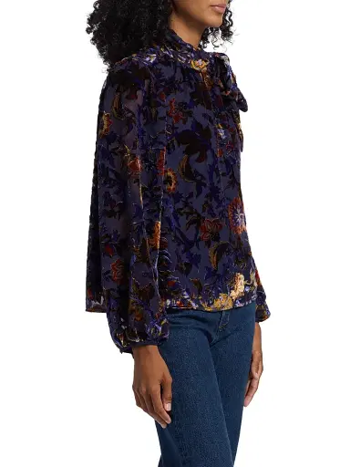 Marie Oliver Women's Vivianne Knit Turtleneck - Jacobean | Thumbnail 4 Marie Oliver Women's Vivianne Knit Turtleneck - Jacobean | Thumbnail 4