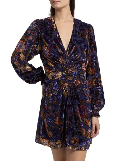 Marie Oliver Women's Eliza Fil Coupé Minidress - Jacobean | Thumbnail 3 Marie Oliver Women's Eliza Fil Coupé Minidress - Jacobean | Thumbnail 3