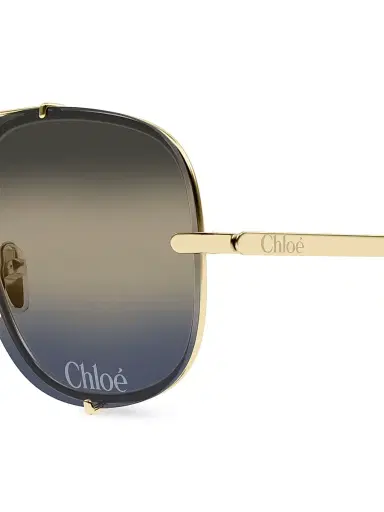 Chloé Women's Ivy 62MM Pilot Sunglasses - Gold Black | Thumbnail 4 Chloé Women's Ivy 62MM Pilot Sunglasses - Gold Black | Thumbnail 4
