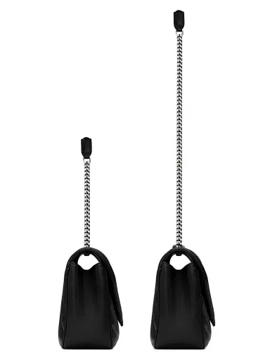 Saint Laurent Women's Loulou Medium in Matelasse Lambskin Leather Shoulder Bag | Thumbnail 3 Saint Laurent Women's Loulou Medium in Matelasse Lambskin Leather Shoulder Bag | Thumbnail 3