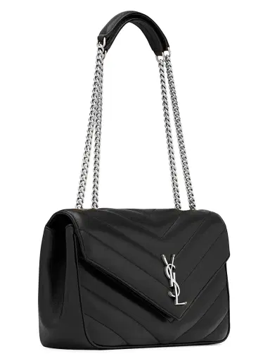 Saint Laurent Women's Loulou Medium in Matelasse Lambskin Leather Shoulder Bag | Thumbnail 4 Saint Laurent Women's Loulou Medium in Matelasse Lambskin Leather Shoulder Bag | Thumbnail 4