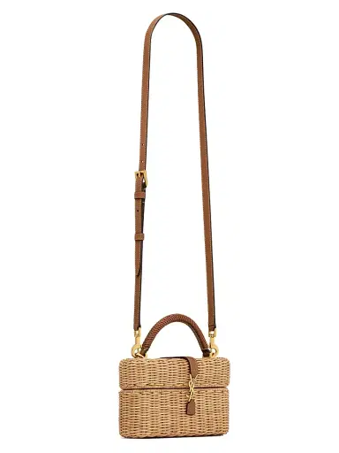 Saint Laurent Women's Gaby Vanity Bag in Osier | Thumbnail 4 Saint Laurent Women's Gaby Vanity Bag in Osier | Thumbnail 4