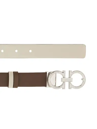 Ferragamo Women's Gancini Reversible Leather Belt | Thumbnail 3