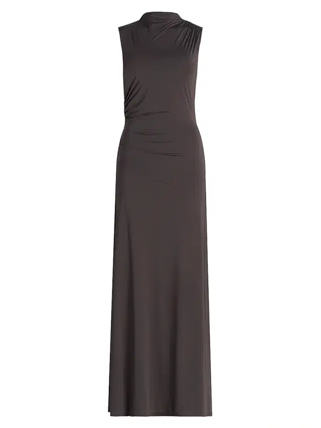 Maria Cher Women's Mick Malu Gathered Maxi Dress - Grey