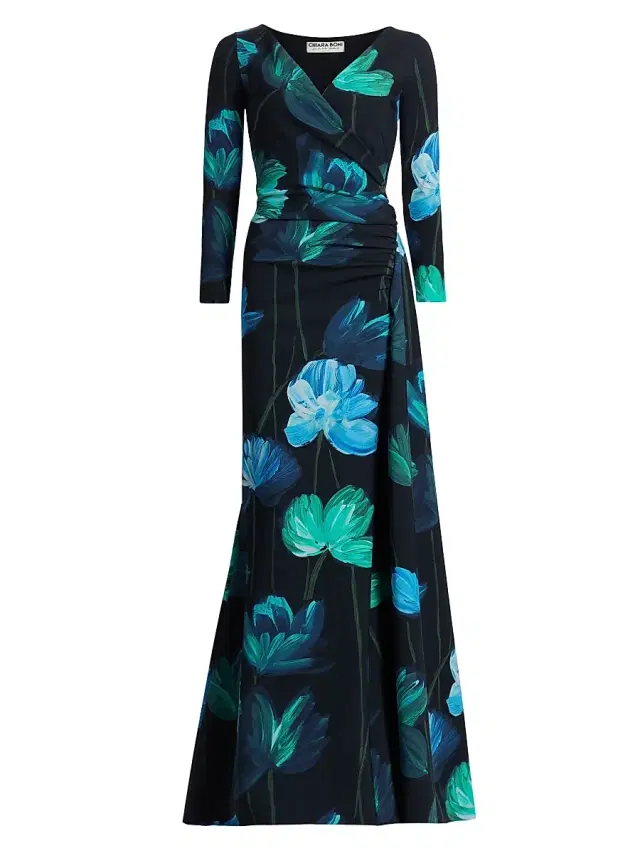 Chiara Boni La Petite Robe Women's Koly Floral Stretch-Jersey Gown